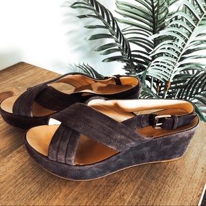 J Crew Platform Wedges